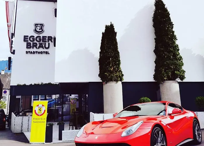 Отель Stadthotel Eggerbraeu